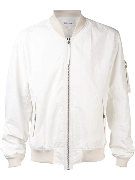 White Bomber Jackets 